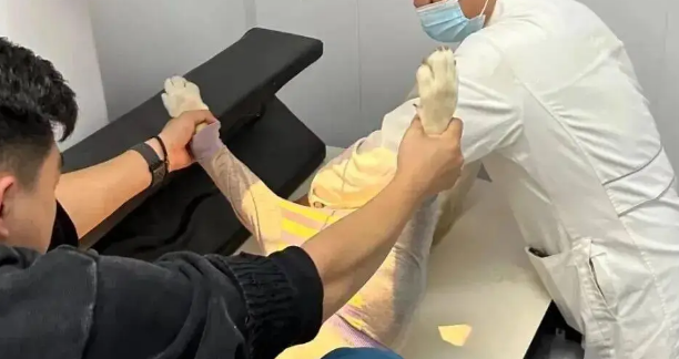 拉布拉多生病去医院拍片子，结果…三个医生都按不住