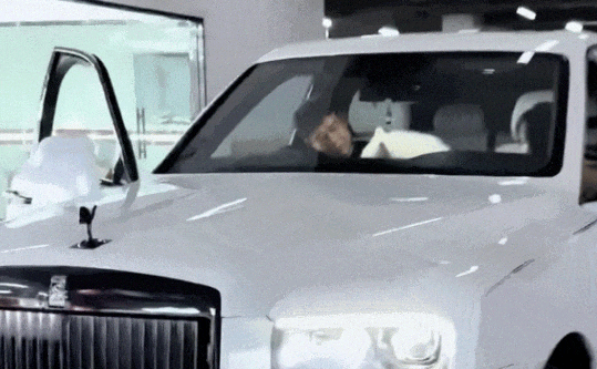 狗子突然挣脱绳子蹿上陌生豪车，差点脱贫成功