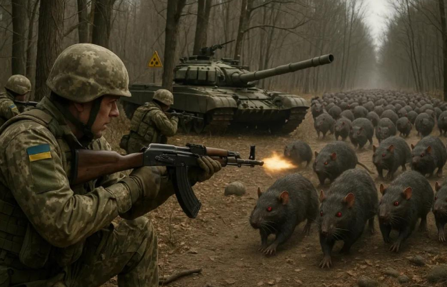 突变？切尔诺贝利发现蓝色的狗！是被核辐射变异了吗？