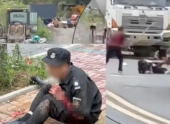 恶犬拖咬男子，伤者家属：狗主人已找到，伤口有感染风险