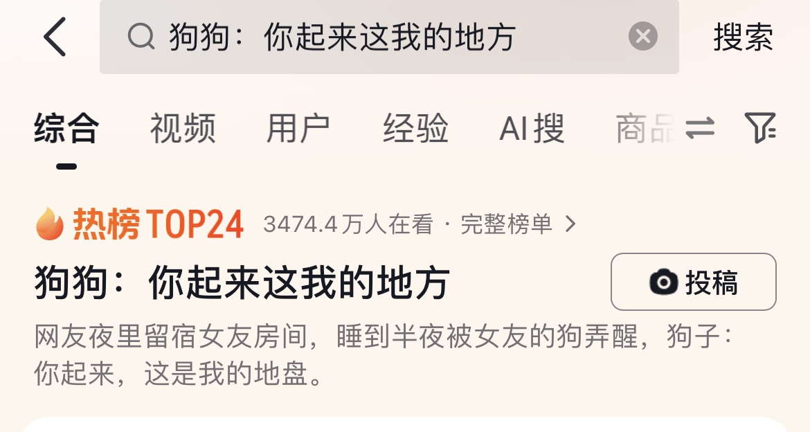 网友夜里留宿女友房间，狗狗：你起来这我的地方！