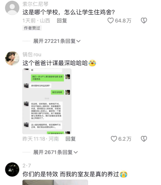 宿舍养鸡是真的吗？真相原来是这样