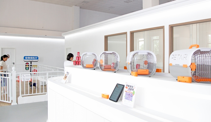 猫狗分区 独立候机 全国首家宠物候机厅