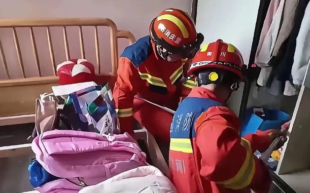 重庆女子网购宠物蛇逃脱，消防员地毯搜索